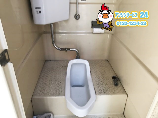 春日井市トイレリフォーム工事　簡易設置型トイレ TOTO