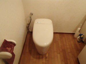 TOTOトイレ取替工事（名古屋市中村区）